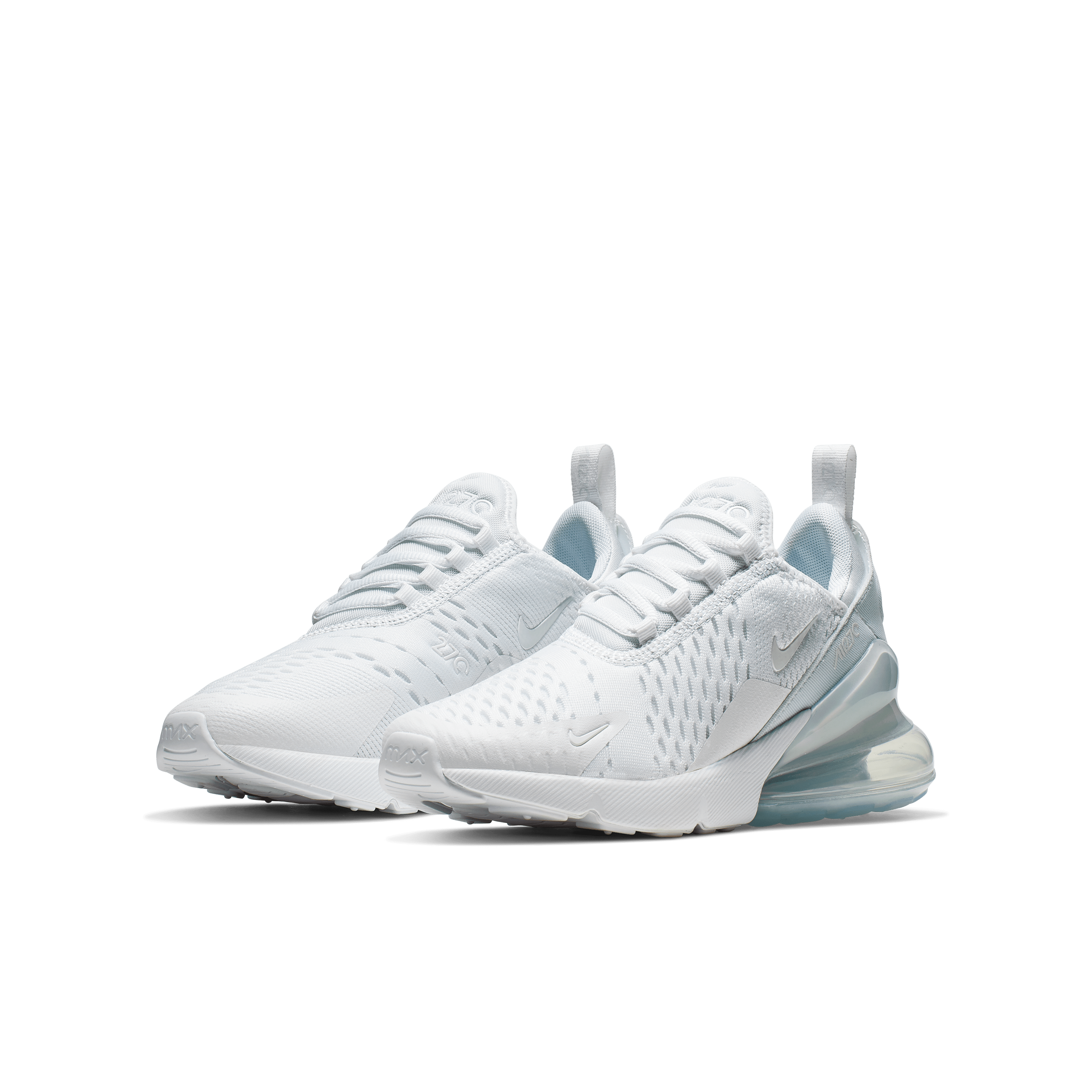 Nike air max 270 white older kids' shoe clearance